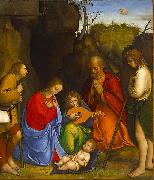 Adoration of the Shepherds. Giovanni Agostino da Lodi